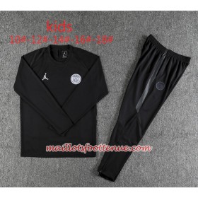 PSG Enfant Ensemble Sweat d'entrainement Jordan Noir 2018/2019